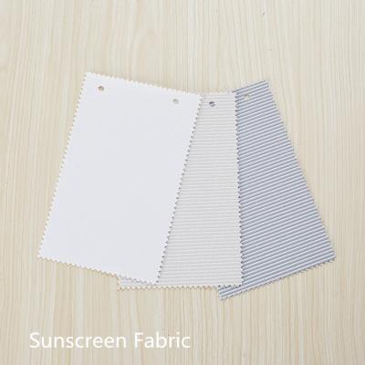 China High Quality Slat Roll Shade Cloth Sun Screen Fabric For Roll Fiberglass PVC Sunscreen Curtain Blind Cloth for sale