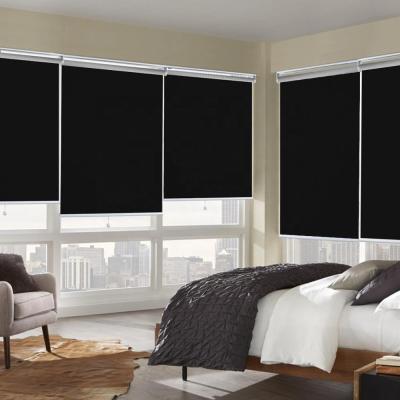 China Blind slat window shade roller blind fabric shades waterproof sunshade blinds blackout for sale