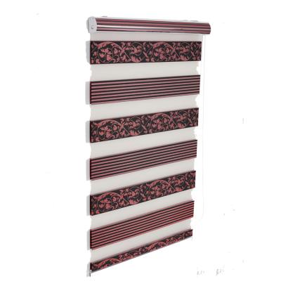 China The new blind slat zebra Combi blind day night roller blind double shade fabric for sale