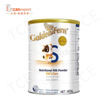 China Food Tin Can Factory Baby Milk Powder Tin Can Food Grade Hight Quality for sale