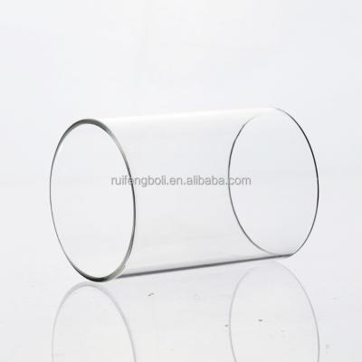 China From factory high quality antique Borosilicate glass cylinder tube glass lampshade directly for sale