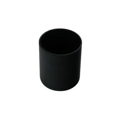 China Morden Hot Sale Black and White Glass Candle Holders Glass Jar for Candle Making Wholesale for sale