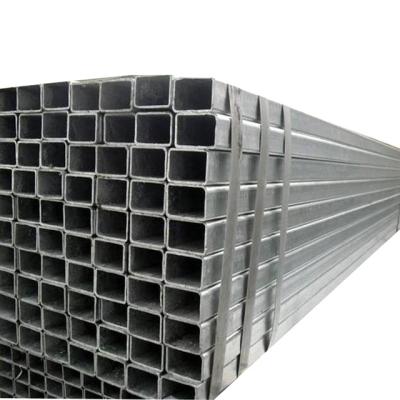 China Gas Pipe Galvanized Pipes ASTM A36 Section Hollow Steel Pipe Welded GI Hot Dip Galvanized Steel Square Pipe for sale