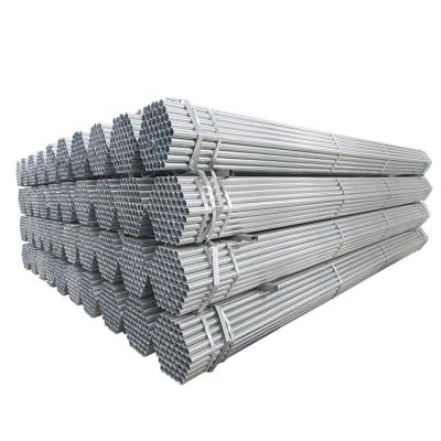 China Q195 Q235 Q345 Galvanized Iron Pipe Hot Dip Liquid Pipe Sch 40 80 GI Round Steel Tube For Scaffolding for sale