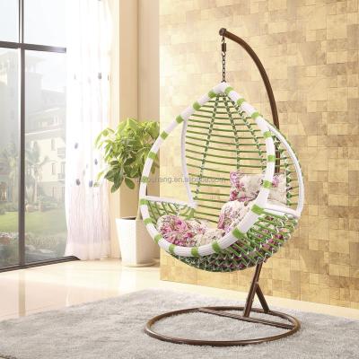 China Contemporary Luxury Toddler Garden Swing Egg Swing Indoor or Outdoor Bedroom Double Height Swing Chair Hang for sale