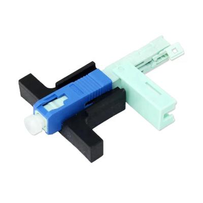 China /SC Fast Fiber Optic FTTH FTTB FTTX Network SC APC/UPC Single Mode FTTH Fiber Optic Fast Connector for sale