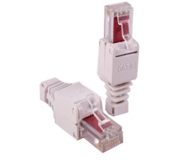 China Best selling 8P8C cat6 networking cable plug toolless connector tool free utp cat6 rj45 connectors plug in for sale