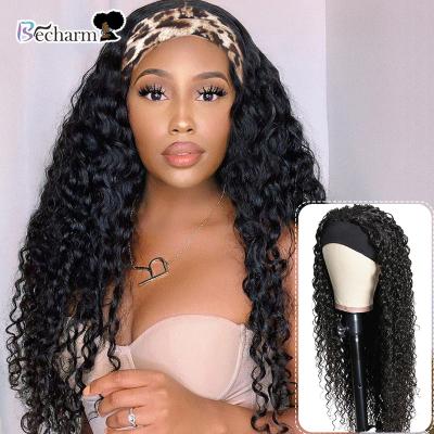 China Silky Straight Wave Virgin Hair Top Headband Wigs For Colored Women, Natural Color Remy Human Hair Wigs, 150% 200% Density Headband Wig Wholesale Seller for sale