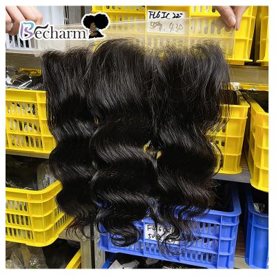 China Silky Straight Swiss Wave JF Wholesale Price Lace Headband,Brazilian Virgin Hd Body Wave Lace Frontal Hair,100% Raw Transparent Lace Frontal Hair for sale