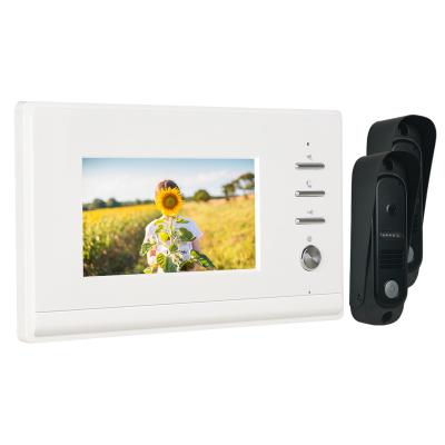 China Home Security System VIDEW China Wholesale 4 Systems Apartment 4 Video Intercom Wired Doorbell for sale