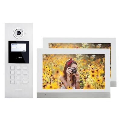 China Metal Factory Direct Selling Waterproof Smart Multi-apartment Doorbell Video Wire Camera Video Intercom Doorbell for sale