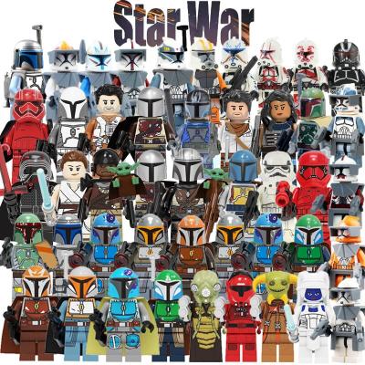 China Safety StarWars Darth Vader Baby Yoda Mandalorian Collection Building Blocks Imperial Figure for sale