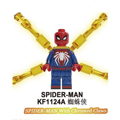 China Safety Away From Home Bricks Spider-Man With Chromed Claws Figure Building Blocks Bricks Toys KF1224A for sale