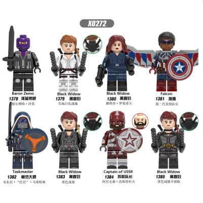 China Safety Movie Black Widow Assembled Bricks ABS Figures Building Block Toys For Children X0272 for sale