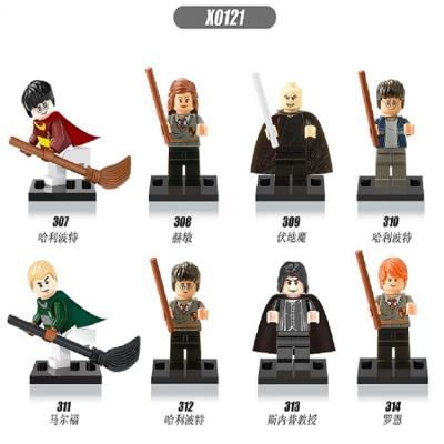 China Famous Movie Harry Potter Hermione Jean Ron Weasley Lord Voldemort Safety Building Blocks Toys X0121 for sale