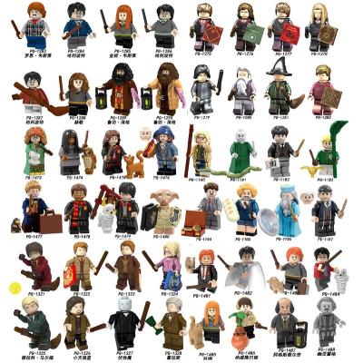 China Safety Movie Harry Potter Famous Character Action Number Building Block Mini Figures Bricks Toys For Children for sale