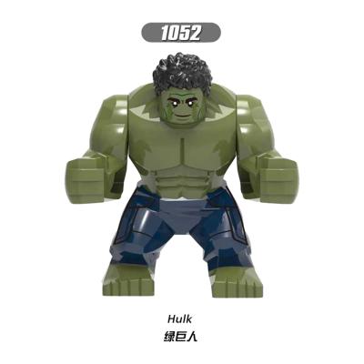 China Safety Kopf Super Heroes Green Man Building Block The Action Number 7CM Children Toys Xinh Model 1052 for sale