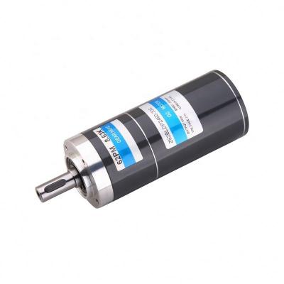 China Totally Enclosed 62mm 24 Volt 60w 70w Low Rpm High Torque Brushless Motor With Planetary Gearbox for sale