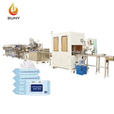 China Hotels 80-120 Package Baby Wet Cloths Making Machine Automatic Wet Cloths Maker Machine Wet Tissue Machine for sale