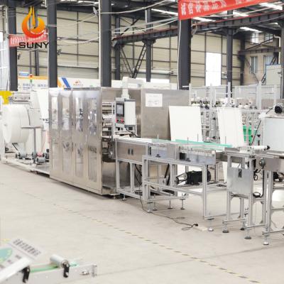 China Wet Factory Baby Wipes Automatic Wet Wipes Packing Machine Make Alcohol Machinery for sale