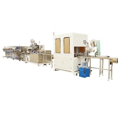 China Automatic Wet Cloth Industry Soft And Strong Baby Cloths Production Line With Wet Tissue And Wet Towel Packing Machine for sale