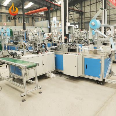 China Factory Disposable Automatic Surgical Non Woven 3ply Face Mask Making Machine Mask Production Line for sale