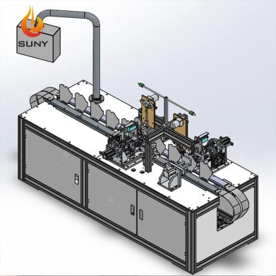 China Disposable Semi Automatic Nonwoven Fabric Machine SUNY Headstrap Welding Machine for sale