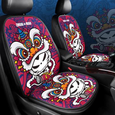 China Custom Printed Car Seat Covers Full Set Durable Car Seat Covers Universal For Men Wholesale 2022 for sale