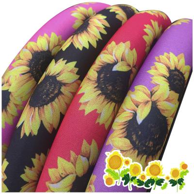 China Car Accessories Durable Car Steering Wheel Interior Decoration Knitted Fabric Steering Wheel Cover Seat Belt Covers for sale