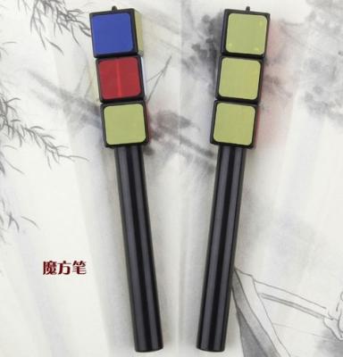 China Promotional Sales Rubik's Cube Plastic Pen Hot Pen for sale