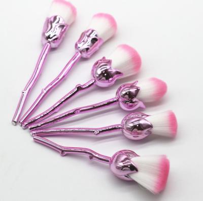 China High Quality Customized Rose Flower Makeup Brush for sale