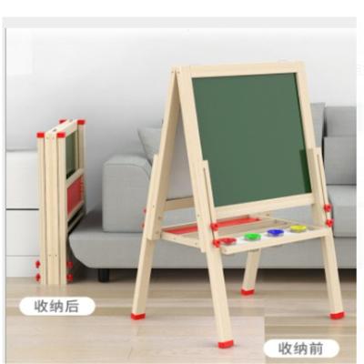 China Children Drawing Writing Education Hot Selling Adjustable Size Art Easel Kids Magnetic Wooden Drawing Board For Painting for sale