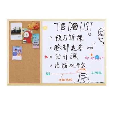 China Thickened DRAWING BOARD Photo Wall Message Table Bulletin Boards Hanging White Board Blackboard Magnetic Cork Board for sale