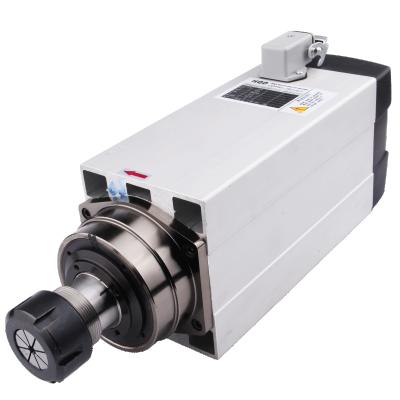 China HQD 6.0kw mini air coolded spindle milling motor for cnc for metal cutting for sale