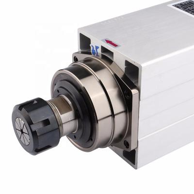 China Machinery repairs workshop HQD 4.5kw 220v 380v air cooling spindle motor for cnc woodworking machinery engraving mini hanqi milling cut spindle for sale