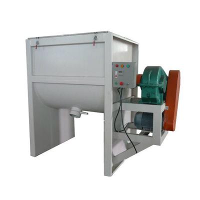 China Powder Double Propeller Industrial Mixer Stainless Steel Horizontal Mixer For Salt Powder for sale