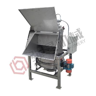 China Stainless Steel Bag Discharging Machine For Powder And Particle Processing Te koop