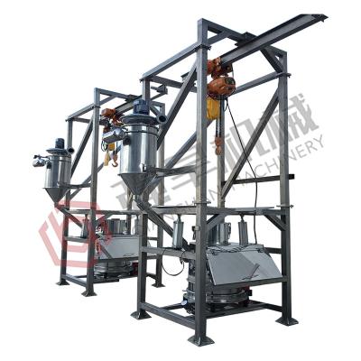 China Factory combined feeding station for unpacking and unloading powders for sale