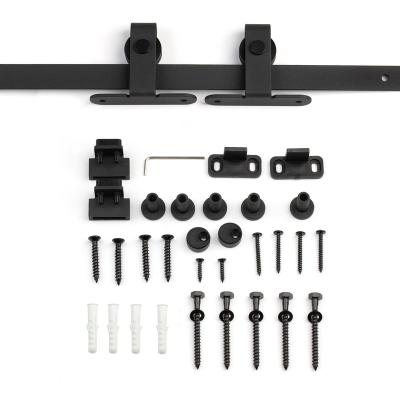 China Modern Mini T Shape Sliding Barn Door Hardware Kit For Cabinet for sale