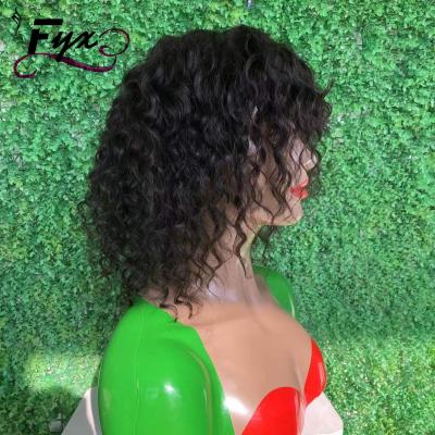 China Glueless Curly Indian Remy Virgin Human Hair Wigs 100% Factory Free Wave Silky Straight Full Lace Wigs For Black Women for sale