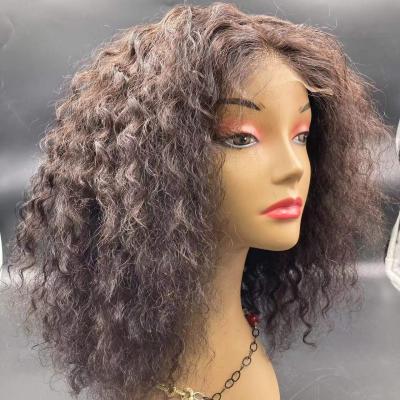 China Jerry Curl Curly Curly Lace Front Wig Weave Short Virgin Hair Wave Wig Jerry Curly Lace Front Wig Raw Deep Part Wholesale Silky Straight Hair for sale