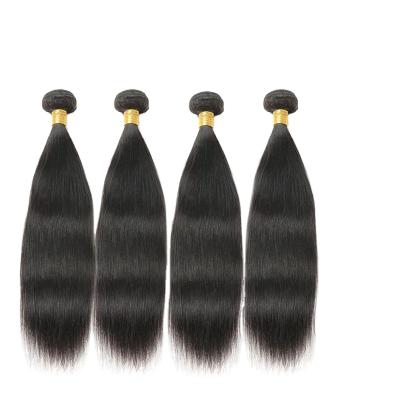 China Silky Straight Human Raw Wave 100% Virgin Hair Extension 12A Grade Double Drawn Straight Brazilian Hair Bundles for sale