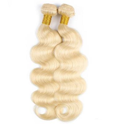 China Deep wave virgin hair extension 100g bundles big double volume blonde hair alsomost 613 for sale