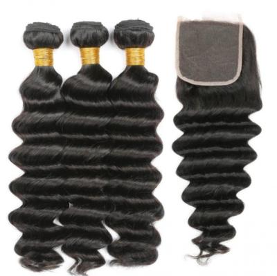 China 100% virgin remy human hair unprocessed hair shedding grade free virgin curly hair bundle no tangle china supplier fast shipping for sale