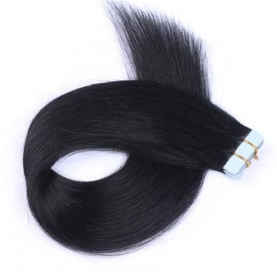 China 100% Virgin Brazilian PU Tape Hair Extension Double Sided High Quality Silky Straight Wave PU Tape Hair for sale