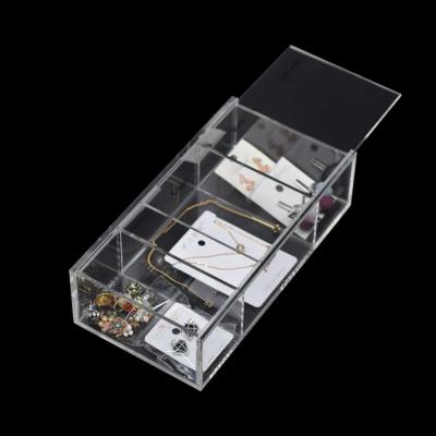 China Jewelry Collection Box Hot Selling Cheap Makeup Cosmetic Display Racks Customize Variety Acrylic Cosmetics Rack Products Jewelry Display Rack for sale