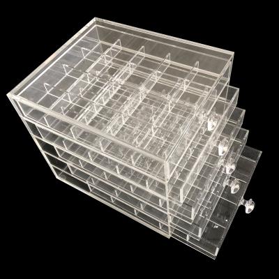 China Xinyan Hot Sale Custom Luxury Decorative Acrylic Logo Ring Plastic Crystal Jewelry Box With Small Jewelry Display Box for sale