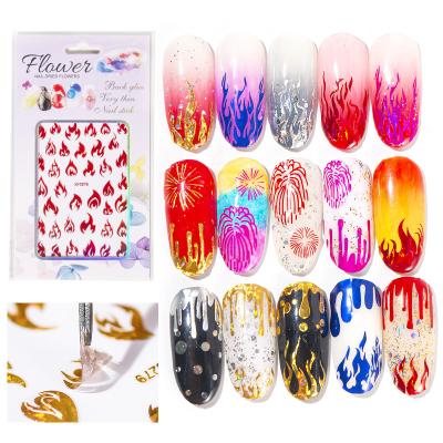 China Other XF3234 - Mix 3328 Series Nail Tattoo Stickers Decals Designs Summer Fruits Sunflower Nail Art Sticker Decals for sale