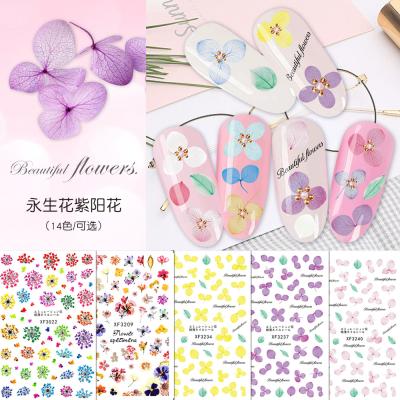 China Paper + Ink + Glue + PET Film XF3001 UV Factory New Designs Charm 3D Manicure Sticker Nail Decals Stencils Nail Self Adhesive Nail Sticker Decals 3D Nail Art Decors for sale