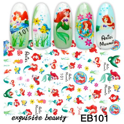 China 3D Decals Slider DIY Paper + Ink + Glue EB101-160 eb Series Nail Water Stickers +Uv Flower Summer Fruits Nail Art Decorations Supplies Wholesale for sale